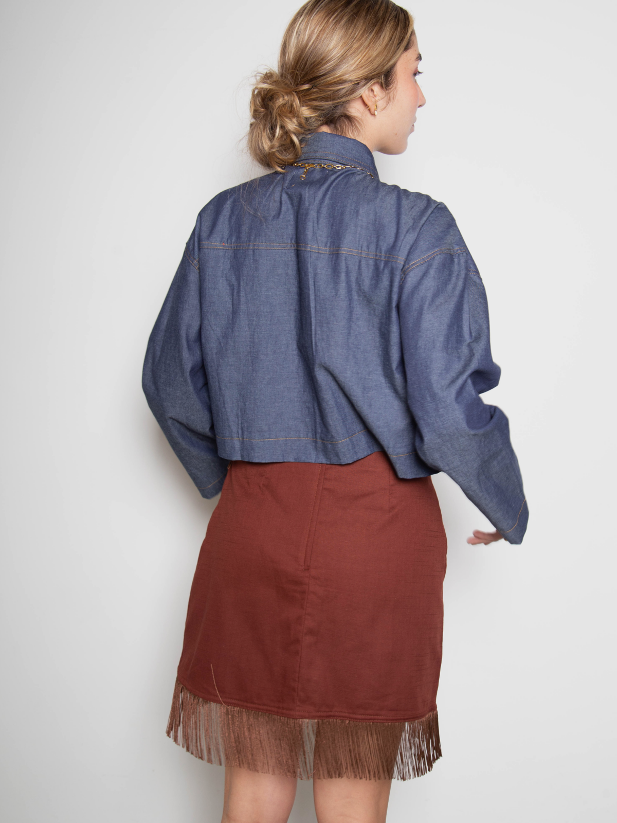 RIO SKIRT MERLOT MINI
