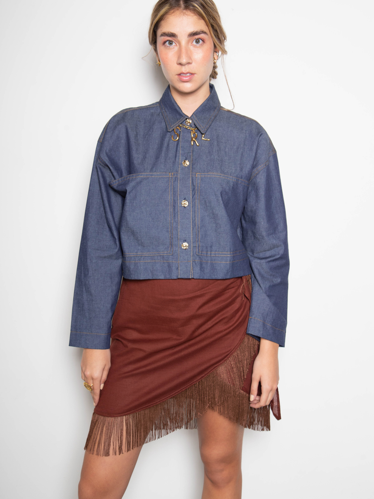 RIO SKIRT MERLOT MINI