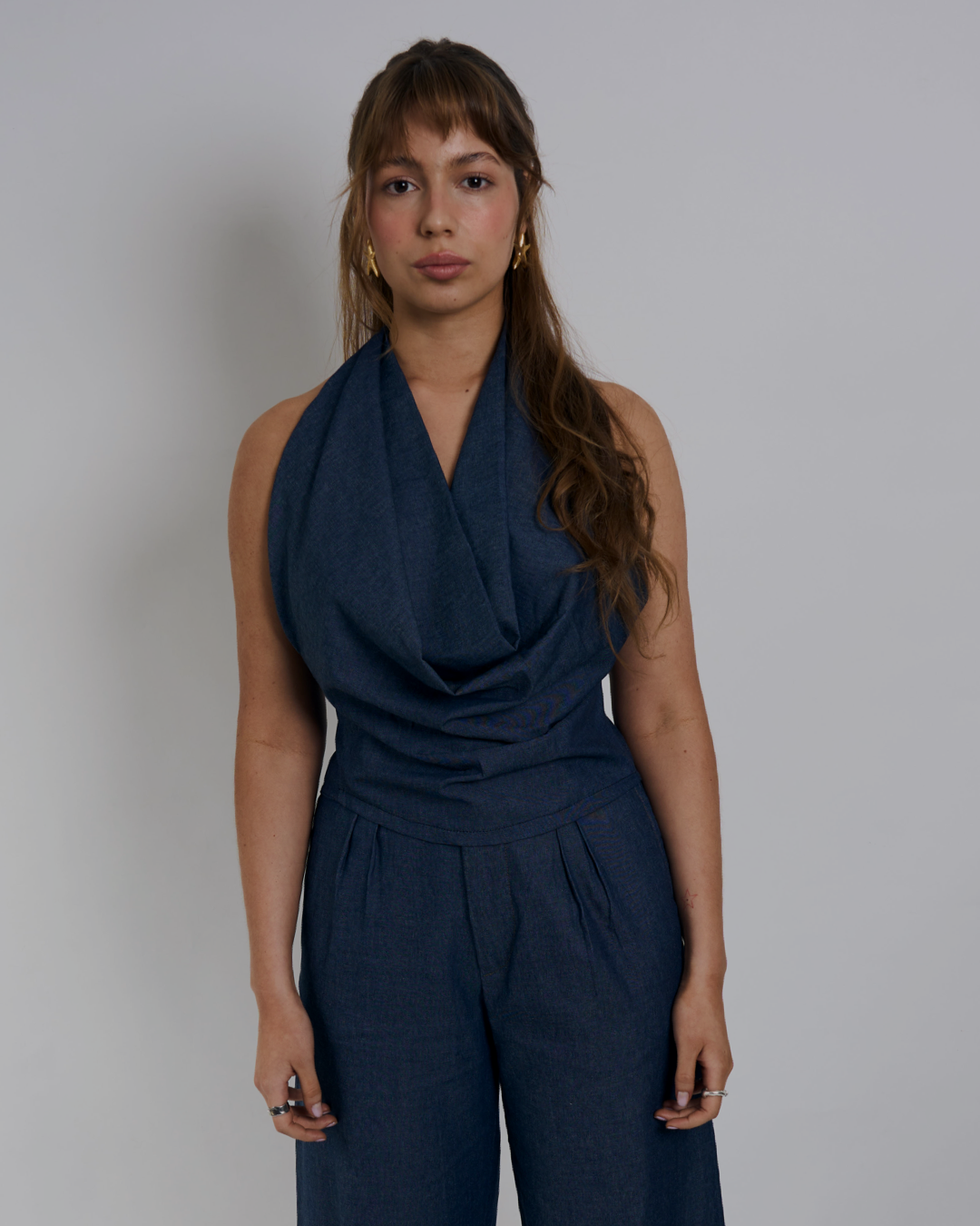 SOLEA TOP CHAMBRAY
