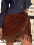 RIO SKIRT MERLOT MINI