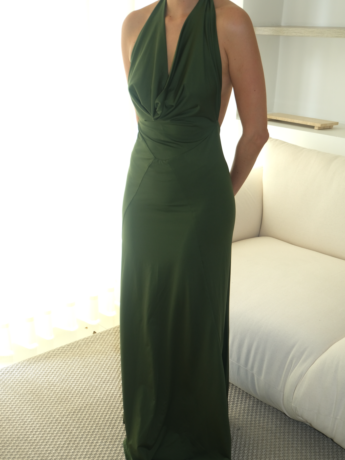 GREEN DRESS SAMPLE