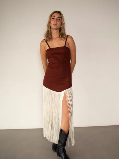 FARO DRESS MERLOT
