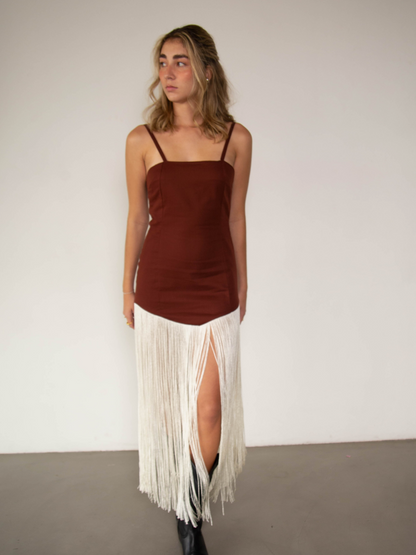 FARO DRESS MERLOT