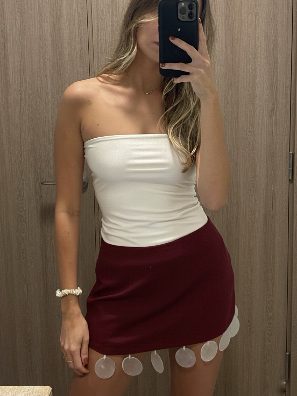 IBIZA SKIRT MERLOT