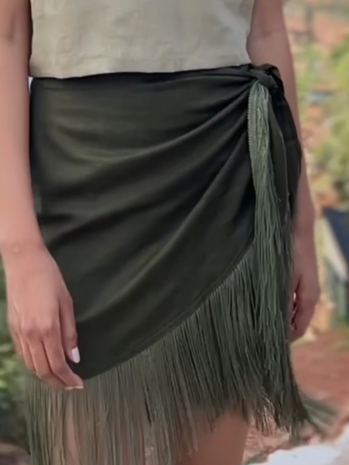 RIO SKIRT VERDE MINI