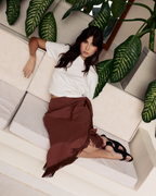 RIO SKIRT COCOA MIDI
