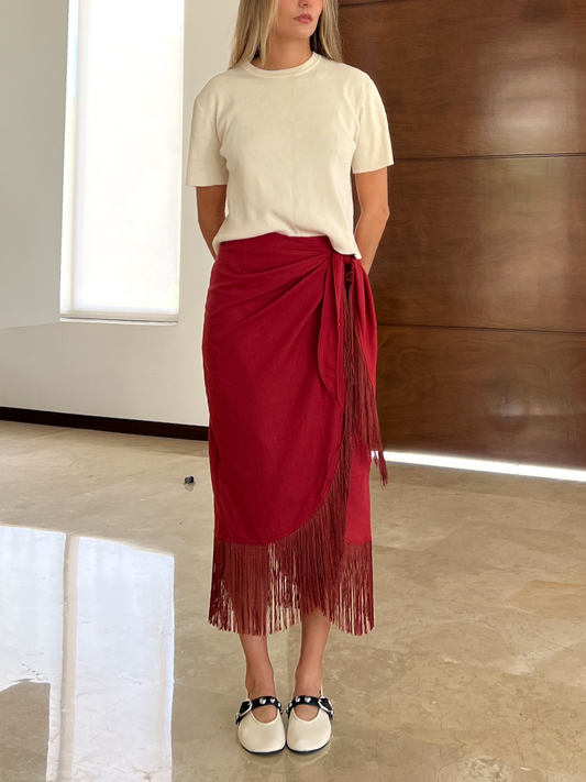 RIO SKIRT VINO MIDI